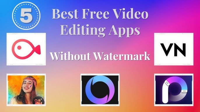 No Watermark Editor Apps